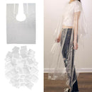 200X Professional Hairdressing Cutting Cape Disposable Hairdressing Shawl Cape