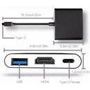 USB Type-C to HDMI Adapter for Nintendo Switch, HDMI Converter Cable (Black)
