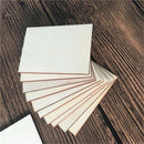 20x Blank Wood Sheets Plaque f DIY Art Craft Party Rustic Wedding Pyrography