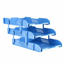 1X(3 Layers Moving Document File Tray Holders Desk Set Book Holder Organize