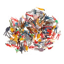 200x Mixed Tiny People Figures Train Railroad Street Scene