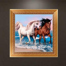 DIY 5D Diamond Embroidery Horse Painting Cross Stitch Art Craft Home