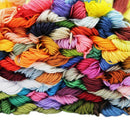 Rainbow Color Embroidery Thread Cross Stitch Threads Bracelets Floss Crafts