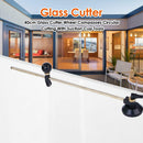 40cm Glass Cutter Wheel Compasses Circular Cutting With Suction Cup Tools