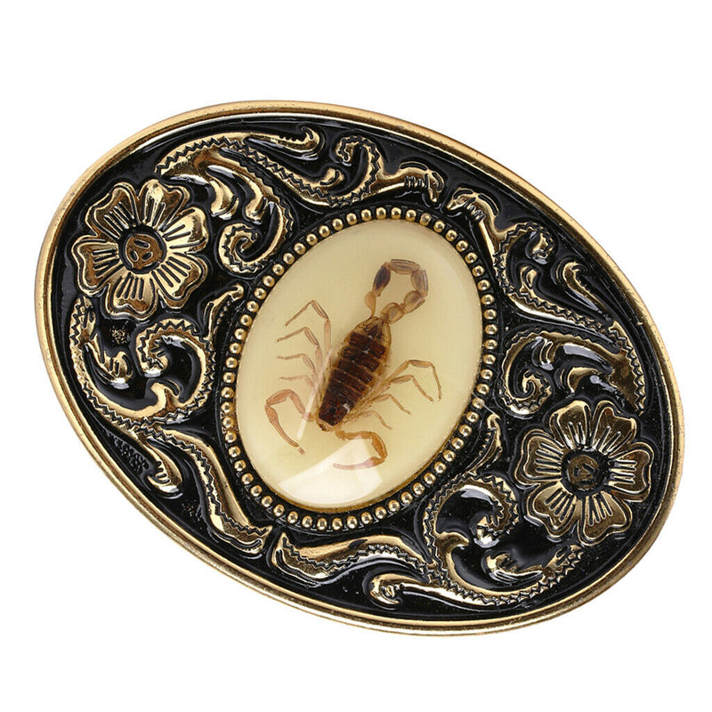 Western Belt Buckle Classic Metal Belt Buckle for Men Women