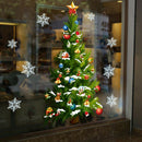 Christmas Tree Snowflake Wall Stickers Window Glass Mural Decals Xmas Decor 3C