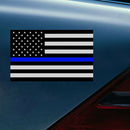 1x 12.5*7.5cm Blue Lives Matter USA American Thin Line Flag Car Stickers Decor