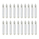20x Battery Powered Flamess Led Candle Flickering Light Taper Dinner Candles