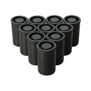 10pcs Plastic Empty Black Bottle Case 35mm Film Cans Containers Canisters T N7A2