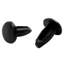 24Pcs Plastic Rivets Clip 3mm x 5mm x 11mm Black
