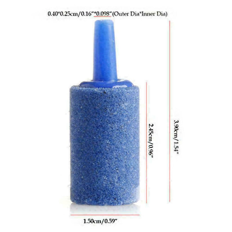 Cylinder Aquarium Bubble Air Stone Fish Tank Aeration Aerator Diffuser Y4G2 I6C1