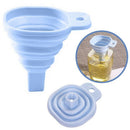 Novelty silicone folding funnel telescopic long Collapsible Style funnels f M7Q4