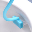 Toilet Brush Scrubber Rim V-type Cleaner Clean Bent Bowl Handle Home House Too T