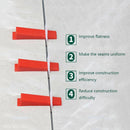 100Pcs 1Mm Leveling Wedges Tile Levelling Spacers Clips Flooring Tiling Too