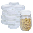 Regular Mouth Lids for Mason Jar Lids Plastic Storage Caps for Mason Cannin