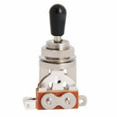 Electric Guitar Toggle Switch 3 Way In Black (Rhythm Treble) Pickup Selecto B3T3