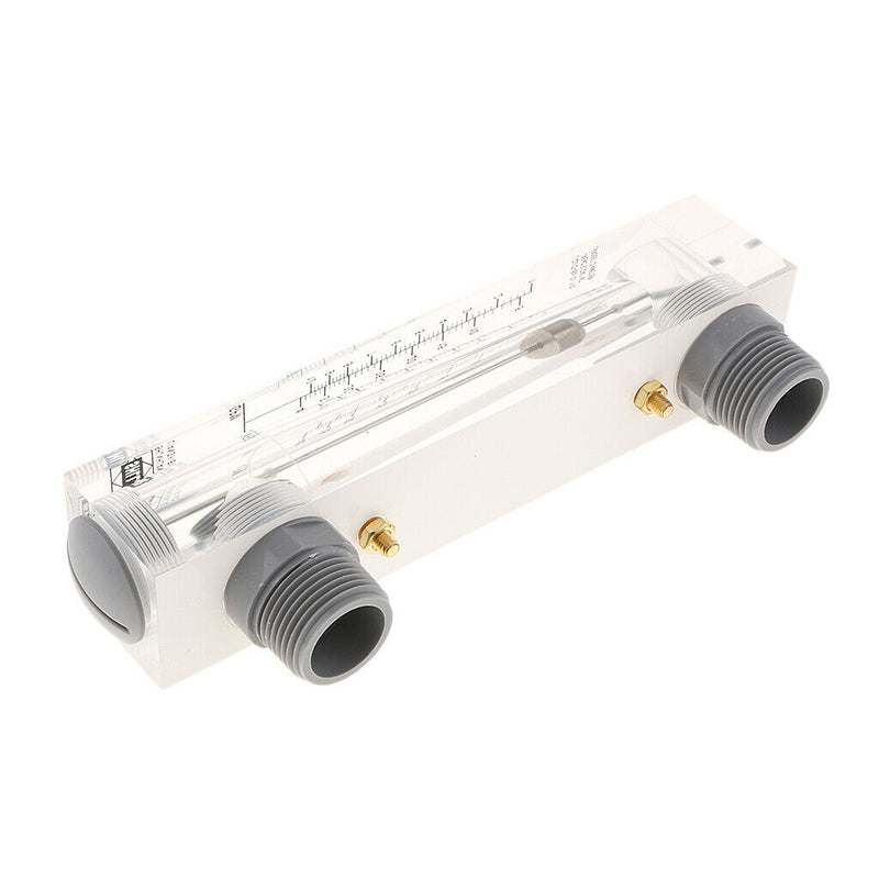 Acrylic 1-10 GPM Water Flow Meter Panel Type Flowmeter Measure Measurement Tool