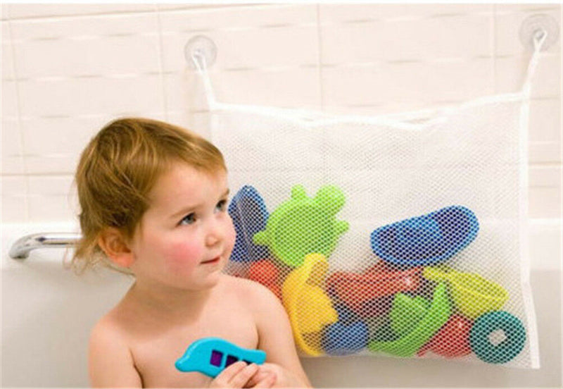 Bath Tub Organizer Bags Holder Storage Basket Kids Shower Toys Net Bathtub 3C