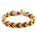 DIY Handmade Weave Rope Bracelet Colorful Ethnic Bangles Jewelry (Style 1) A