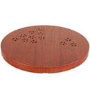 Solid Wood Round Tray Japanese Cherry Tray Home Hotel Tableware Plate Fruit