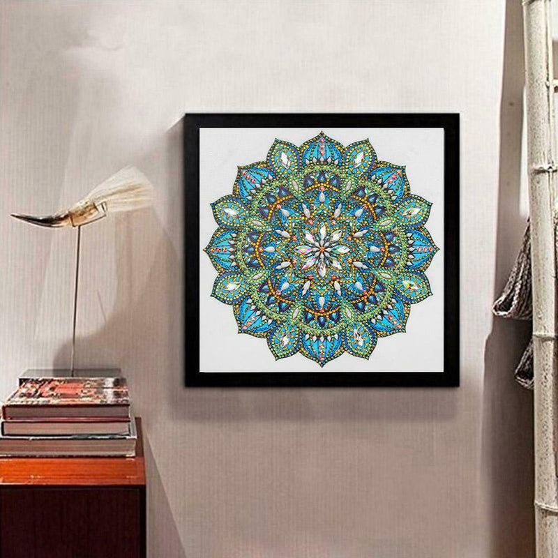 5D DIY Special Shaped Diamond Painting Mandala Cross Stitch Kits (DZ230)