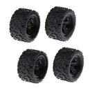 4x Durable Plastic RC Car Car Tires Wheel and Rim RC Car Accessory 65mm