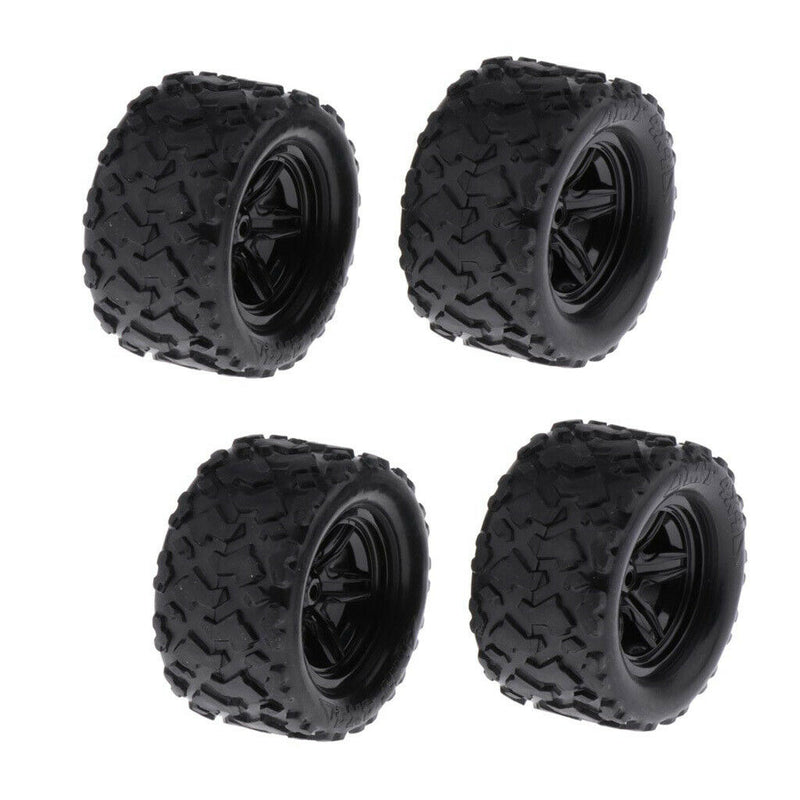 4x Durable Plastic RC Car Car Tires Wheel and Rim RC Car Accessory 65mm