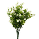 2 Bunches of 6-Branch Artificial Eucalyptus Plant Flowers Home Decor White L9J8