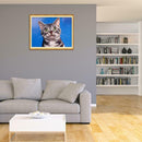 5D DIY Full Drill Diamond Painting Cross Stitch Embroidery Kits (Look Cat)