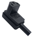 2Pcs C13 90 Degree IEC 320 C13 Female Plug Power