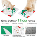 Pet Supplies Dog Training Santa Claus Sniffing Mat Christmas Toys Nose Pad