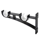 Double Curtain Rod Holders Set, Curtain Rod Brackets, Tap Right Into Window