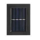 2pcs LED Solar Light Outdoor Wall Lamp for Garden Yard Decor (Warm Light) A