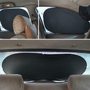 Folding Jumbo Front Rear Car Vehicle SunShade Auto Visor Windshield Block CZW