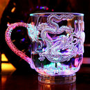 LED Flash Magic Color Changing Dragon Cup Water Activated Light-Up Bar Mug GiTE