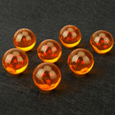 1 set of 7 Stars Crystal Balls 3.5CM Dragon Ball Z New Box 7Pcs Complete Orange