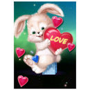 5D DIY Full Drill Diamond Painting Lovely Rabbit Cross Stitch Embroidery