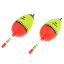 2pcs Luminous Fishing Float Vertical Rock Fishing Buoy Plastic Bobber 40g