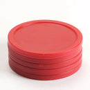 5Pcs Red 2-inch  Mini Air Hockey Table Pucks 50mm Puck Children Table New