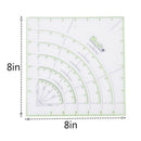 Multifunctional Arcs and Fan Quilt Circle Cutter Ruler Sewing Tool DIY Ruler Kw
