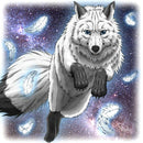 5D DIY Full Round Diamond Painting Mosaic Decor Handmade Gift (Wolf LD546)