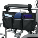 Wheelchair Side Bag for Back Wheelchair Storage Bag Pouch Fits Most Bed Rai