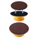 5 Inch Sanding Block Rubber Hook Loop Backing Pad Sandpaper Holder Hand Gri F2C2