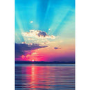 Full Drill Diamond Painting DIY Novelty Seaside Rhinestone Picture (WT012)