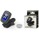 Clip-on Digital Crown LCD Tuner for Classic Folk Acoustic Guitar Chromatic A