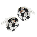 Brass Sports Mens CuffLinks Football Style CuffLinks As Described Black