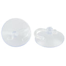 5 Pcs Bathroom Kitchen Glass Clear Suction Cup Hook Wall Hangers X3R8