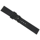Military Black Silicone strap buckle for Men's wristwatch, 24 mm, U4W1
