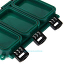 Double Sided 6 Compartments Waterproof Fishing Lure Tackle Box Case Storage