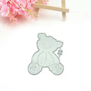 Metal Seated Bear Cutting Dies Scrapbooking Paper Cards Album Photo Stencil Hot